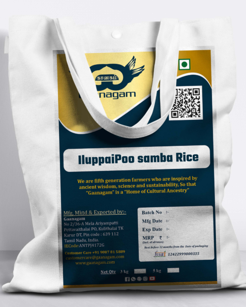 "Iluppai Poo Samba Rice – The Blossom of Tradition, Packed with Nutrition"